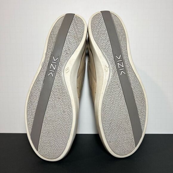 Womens KIZIK Miami Tan + Metallic Slip On Casual Sneakers / Size 8 Medium - Picture 7 of 9